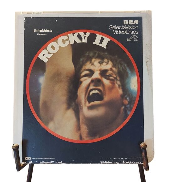 Rocky II Vtg CED Movie Video Disc RCA United Artists SelectaVision 1981 - Picture 2 of 3